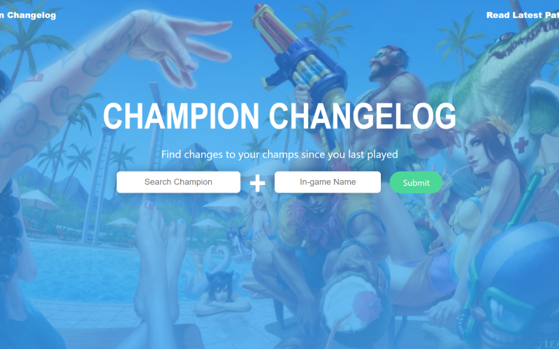 Champion Changelog